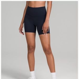 Wonder Train high rise short in True Navy